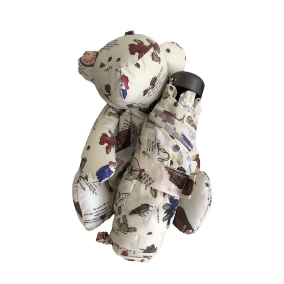 Bear cute mini umbrella pouch keychain compact womens - Picture 10 of 10